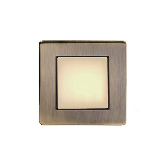 The Charterhouse Collection LED Stair Light - Warm White  Antique Brass