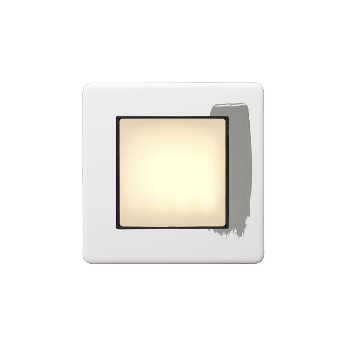 Soho Lighting Primed Paintable LED Stair Light - Warm White  with Black Insert