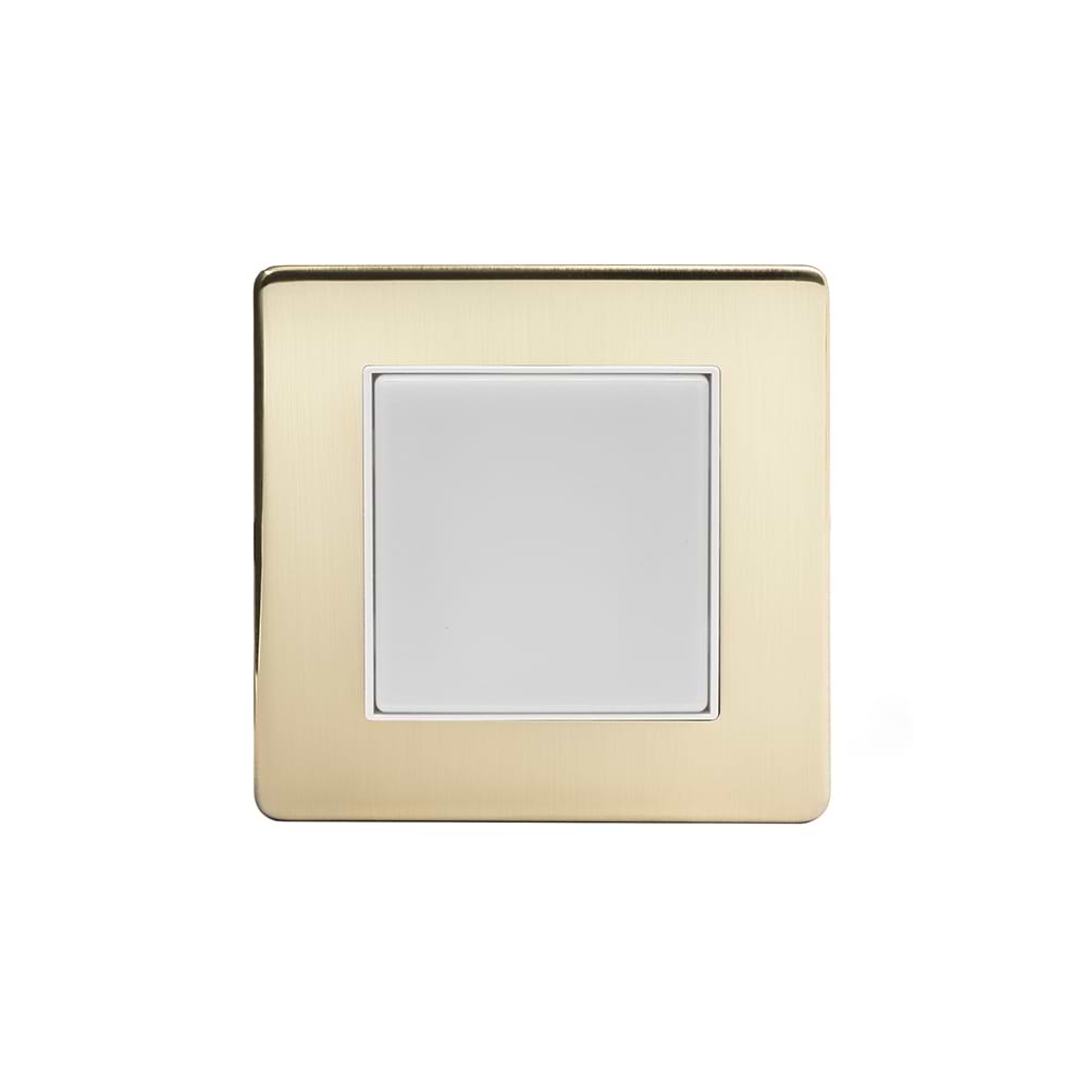 The Savoy Collection Brushed Brass LED Stair Light - Cool White