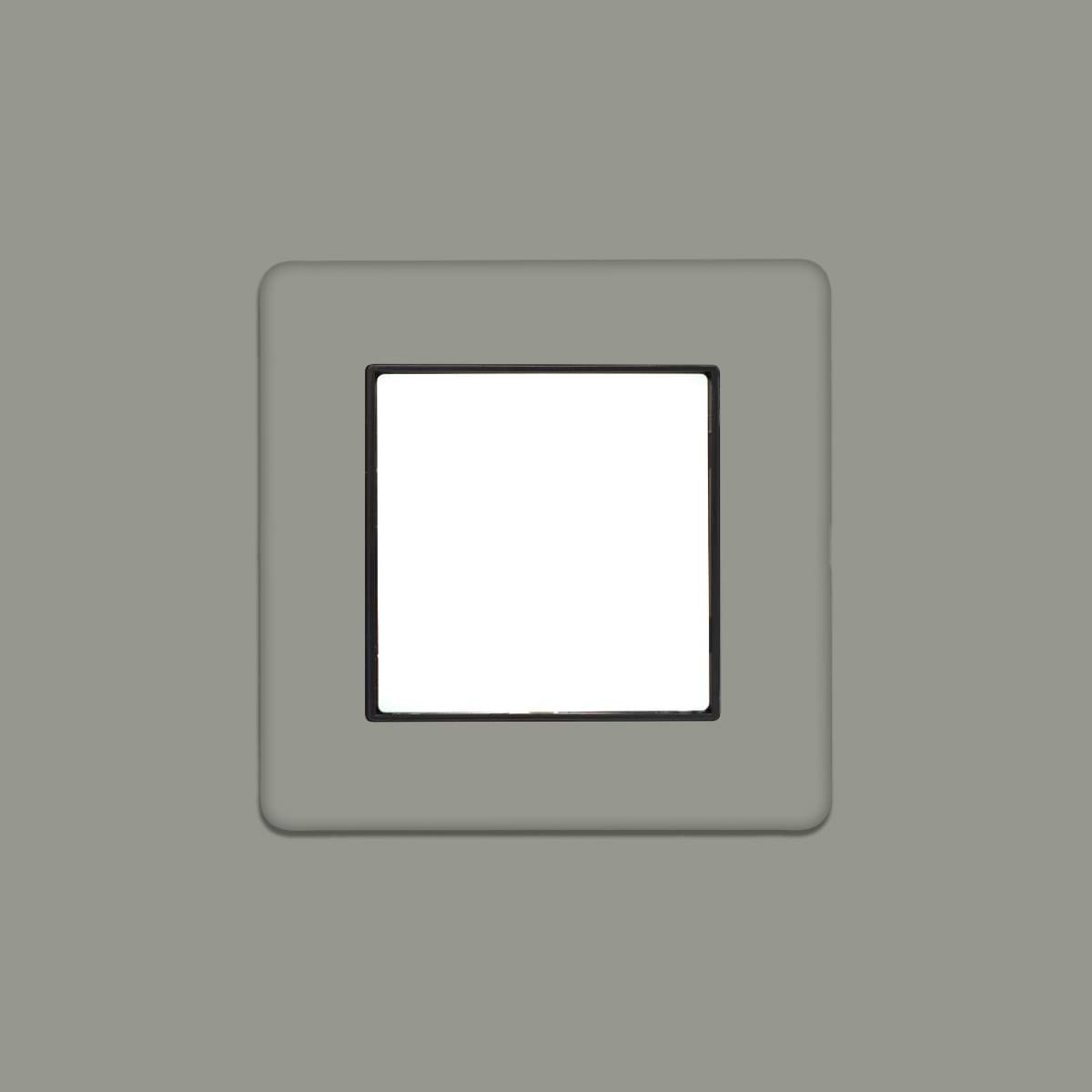 Soho Lighting Primed Paintable LED Stair Light - Cool White  with  Black Insert