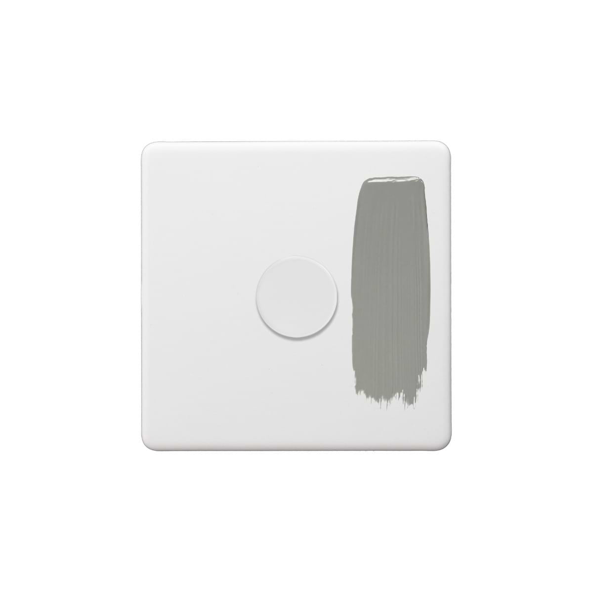 Soho Lighting Primed Paintable 1 Gang 2 -Way Intelligent Dimmer 150W LED (300w Halogen/Incandescent) with White Switch