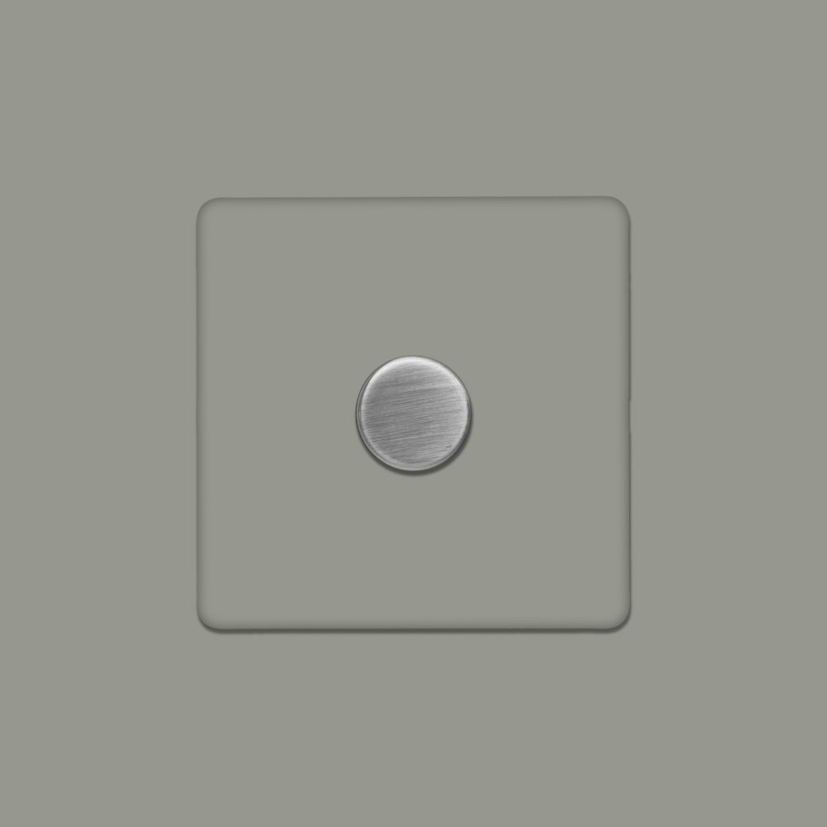 Soho Lighting Primed Paintable 1 Gang 2 -Way Intelligent Dimmer 150W LED (300w Halogen/Incandescent) with Brushed Chrome Switch