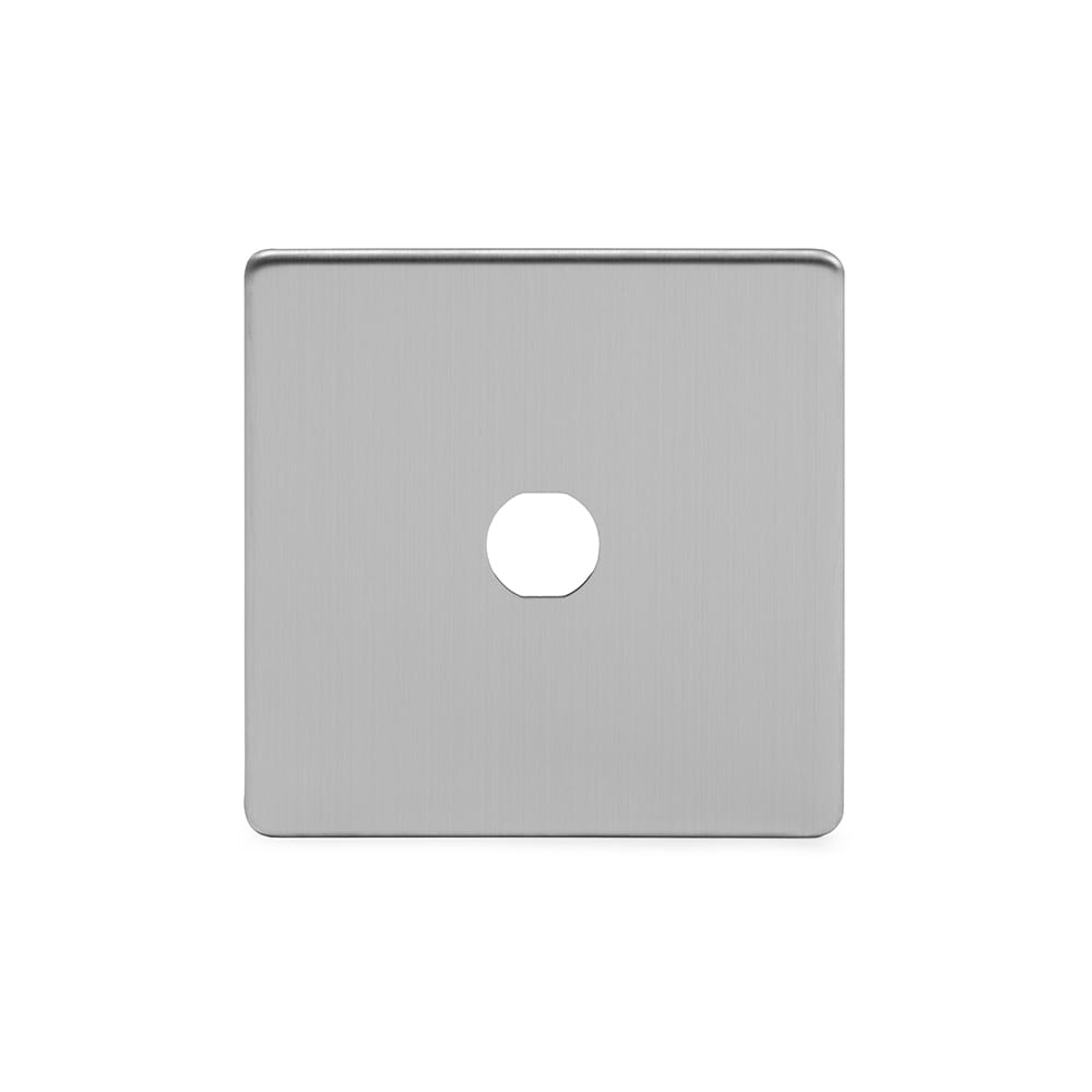 The Lombard Collection Brushed Chrome 1 Gang LT3 Toggle Plate ONLY