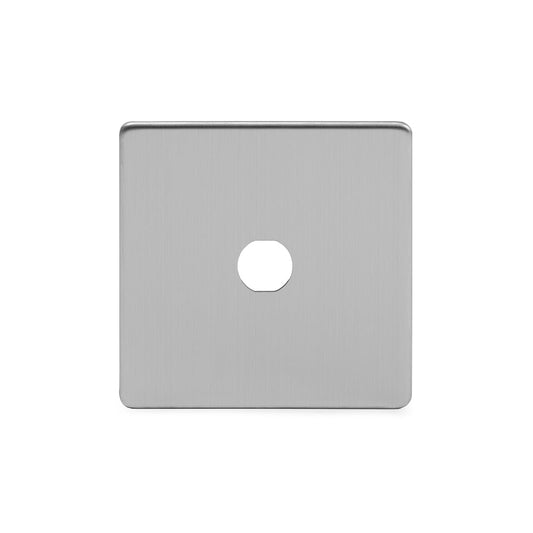 The Lombard Collection Brushed Chrome 1 Gang LT3 Toggle Plate ONLY