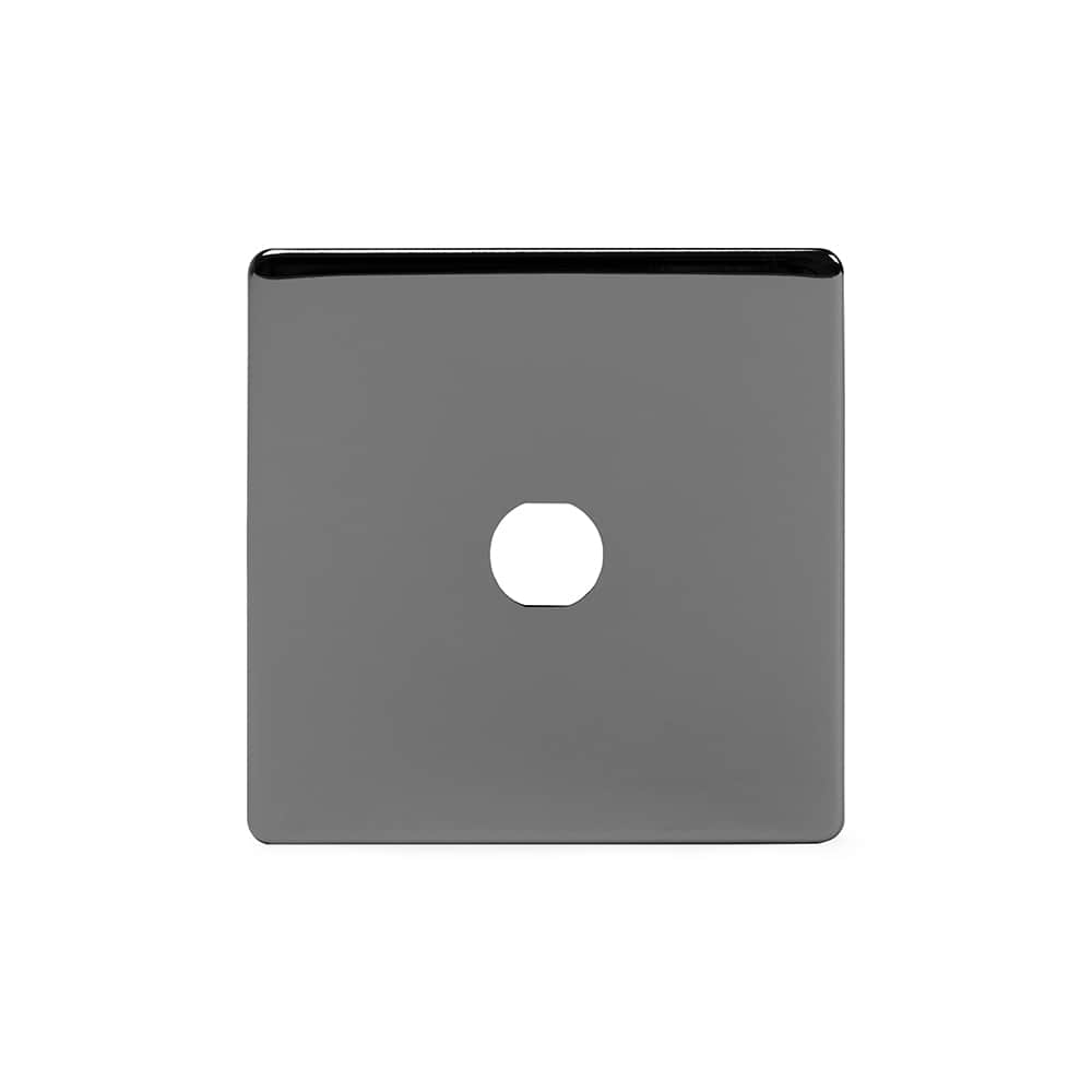 The Connaught Collection Black Nickel 1 Gang LT3 Toggle Plate ONLY