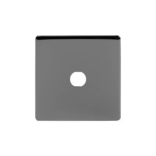The Connaught Collection Black Nickel 1 Gang LT3 Toggle Plate ONLY