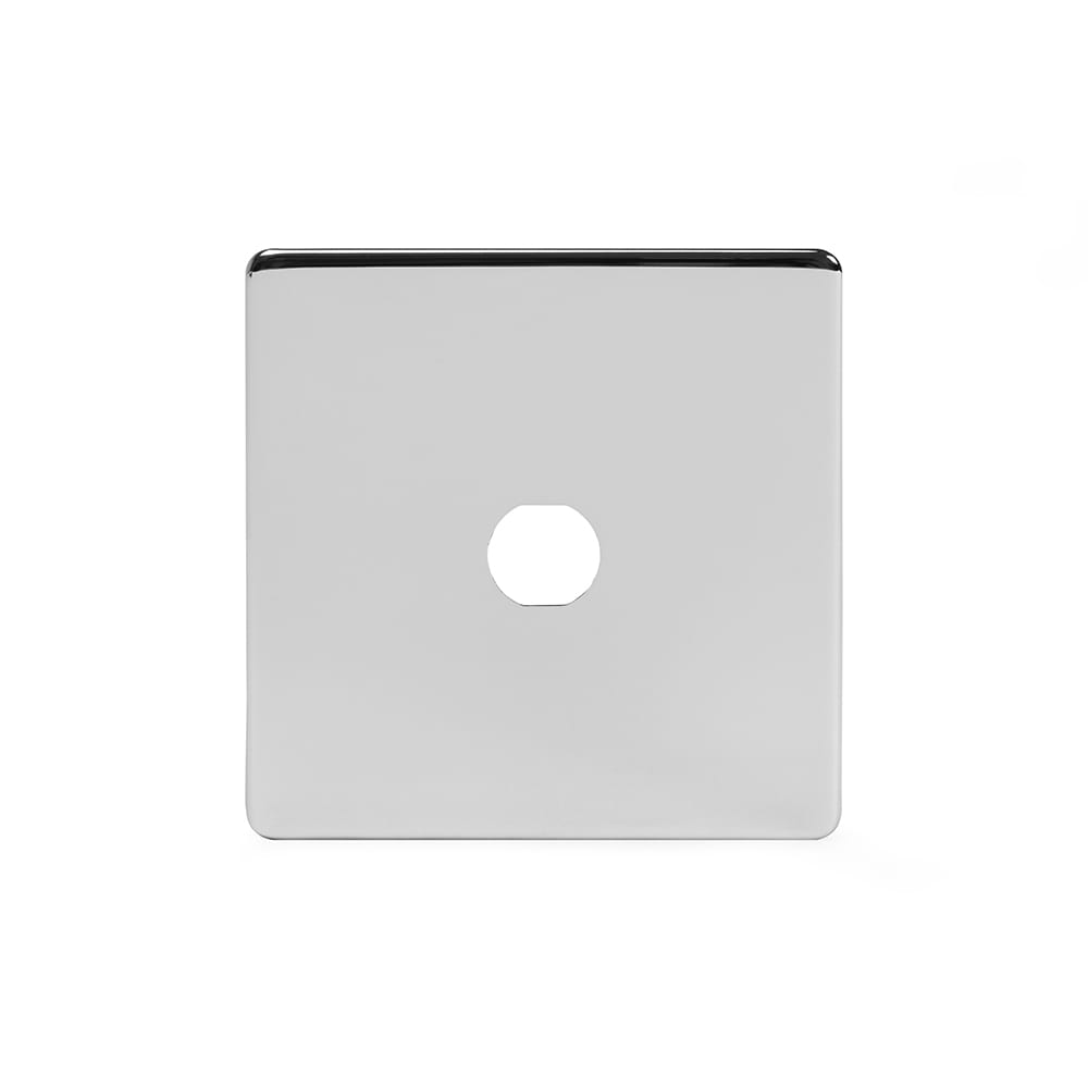 The Finsbury Collection Polished Chrome 1 Gang LT3 Toggle Plate ONLY