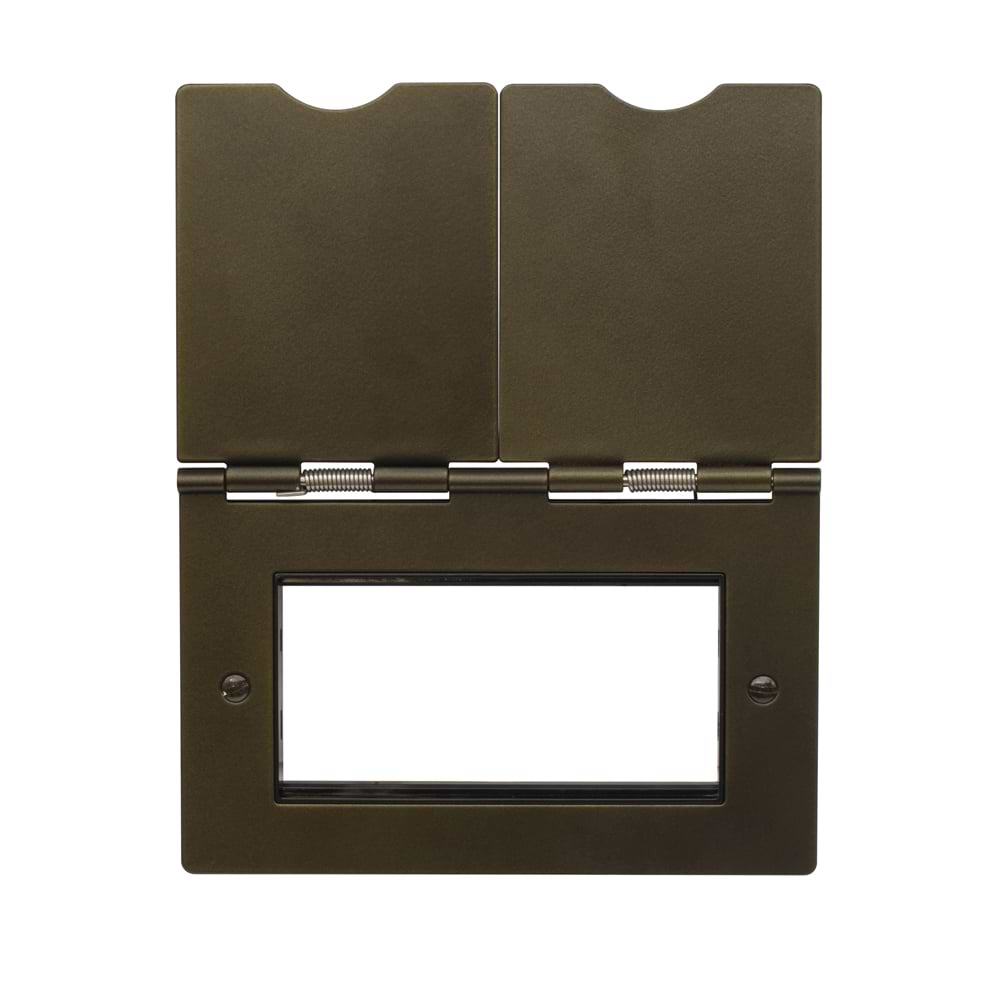 The Eton Collection Bronze 4 x25mm EM-Euro Module Floor Plate