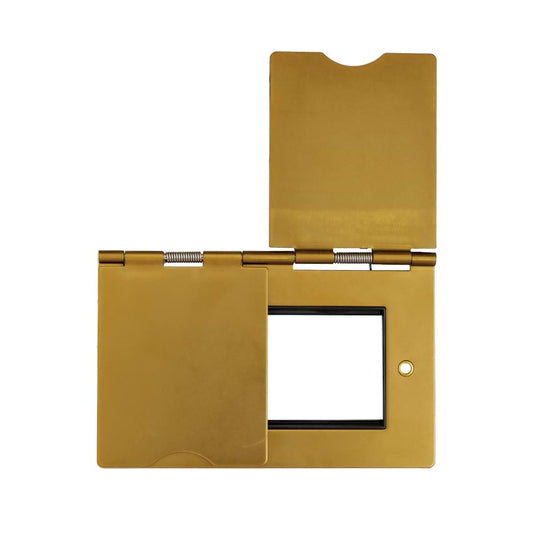 The Sloane Collection Antique Gold Black Insert 4 x25mm EM-Euro Module Floor Plate