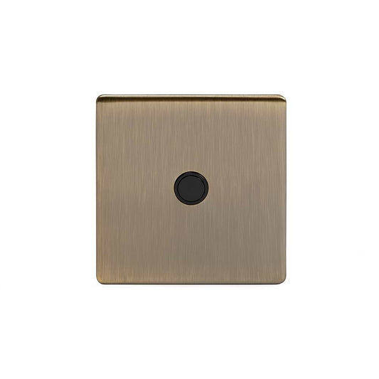 The Charterhouse Collection 20A Flex Outlet Blk Ins Screwless Antique Brass