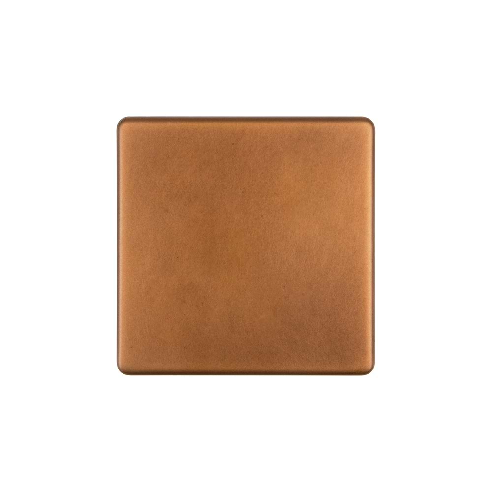 The Chiswick Collection Antique Copper metal Single Blanking Plate