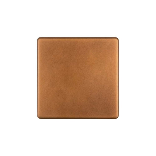 The Chiswick Collection Antique Copper metal Single Blanking Plate