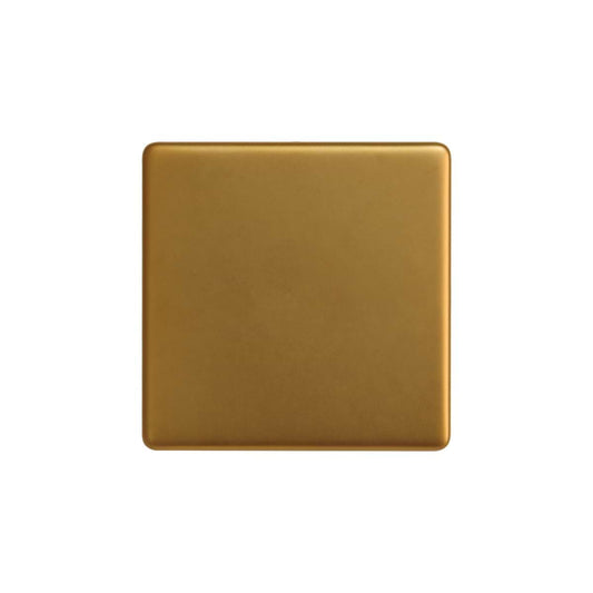 The Sloane Collection Antique Gold metal Single Blanking Plate
