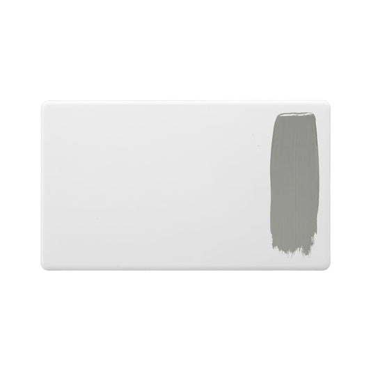 Soho Lighting Primed Paintable 2 Gang Blanking Plate