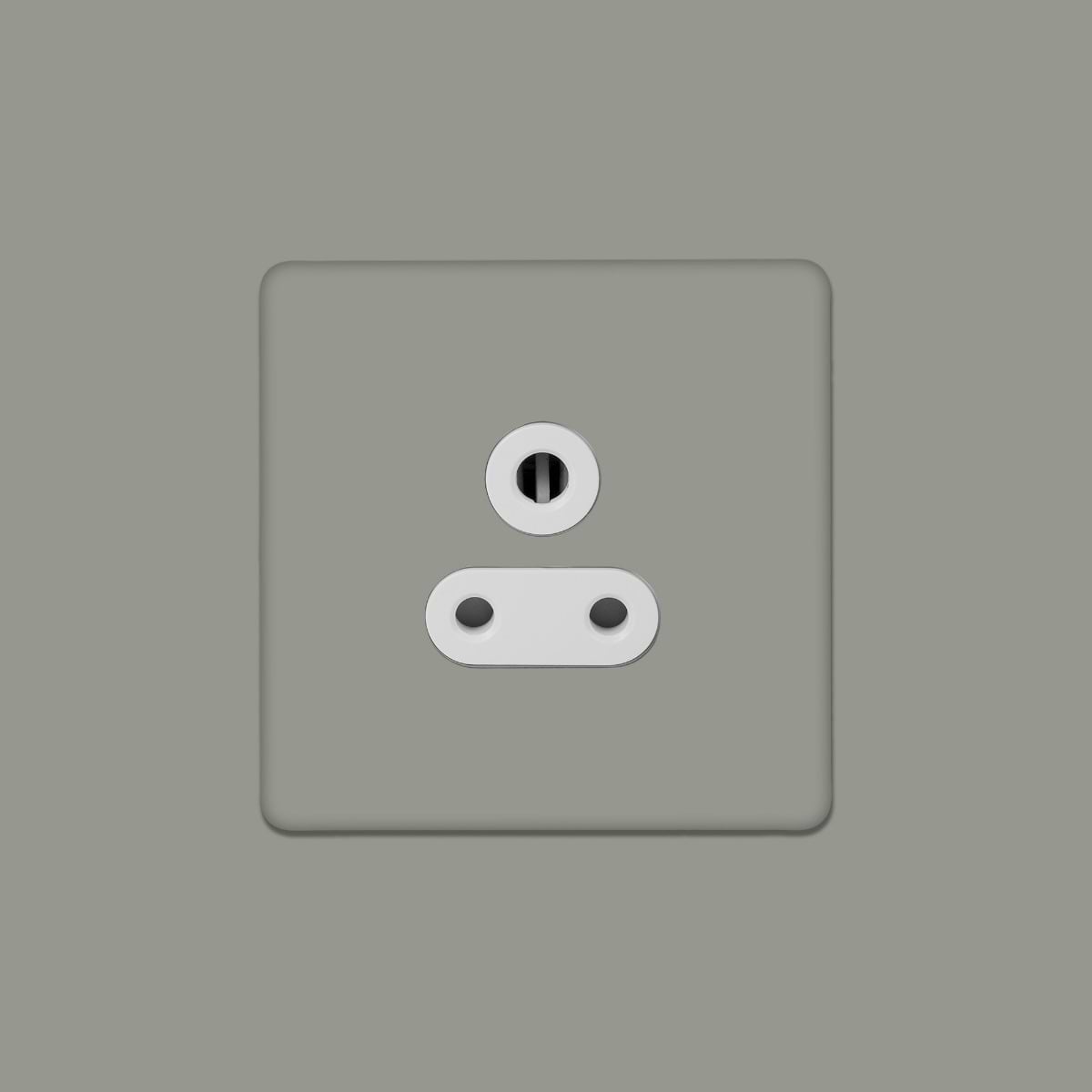 Soho Lighting Primed Paintable 5 Amp Socket with White Insert