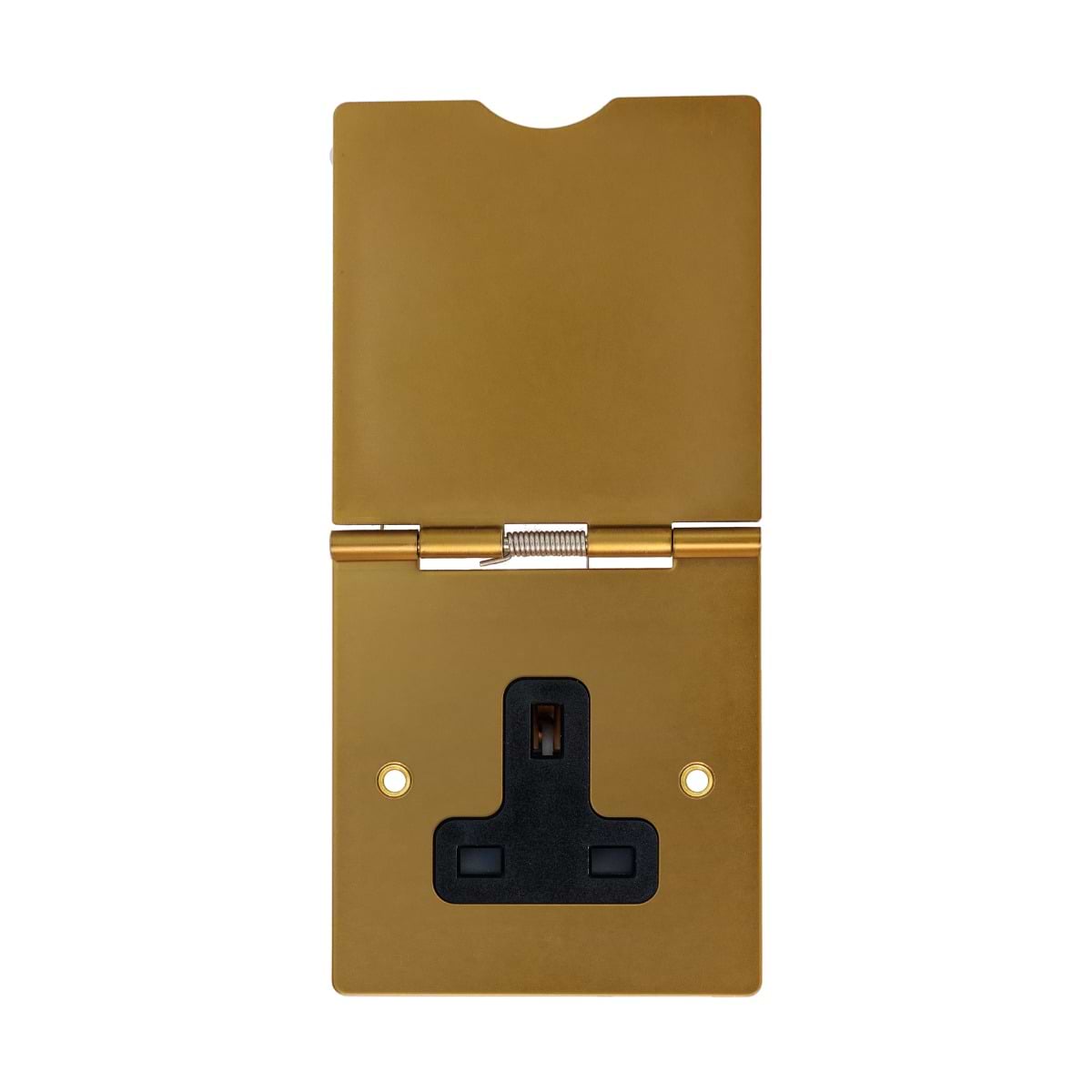 The Sloane Collection Antique Gold 13A 1 Gang Floor Socket
