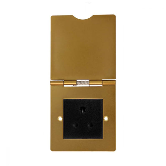 The Sloane Collection Antique Gold 1 Gang 5 Amp Floor Socket