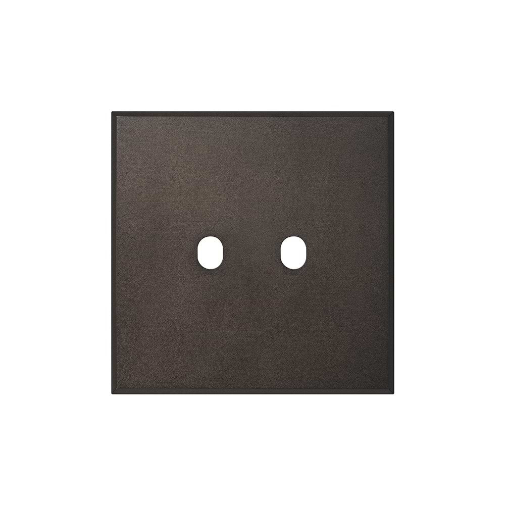 Heritage Bronze 2 Gang TM Module Grid Switch Plate - The Palaces Collection