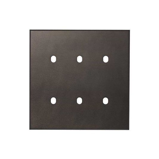 Heritage Bronze 6 Gang TM Module Grid Switch Plate - The Palaces Collection