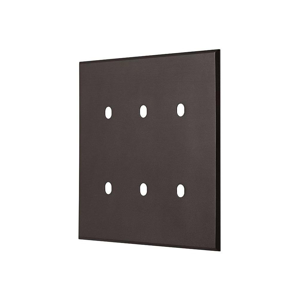 Heritage Bronze 6 Gang TM Module Grid Switch Plate - The Palaces Collection