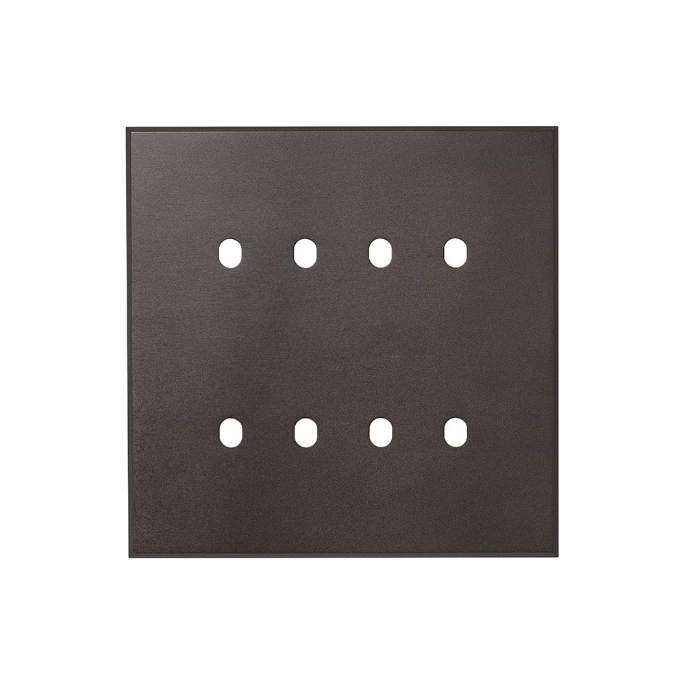 Heritage Bronze 8 Gang TM Module Grid Switch Plate - The Palaces Collection