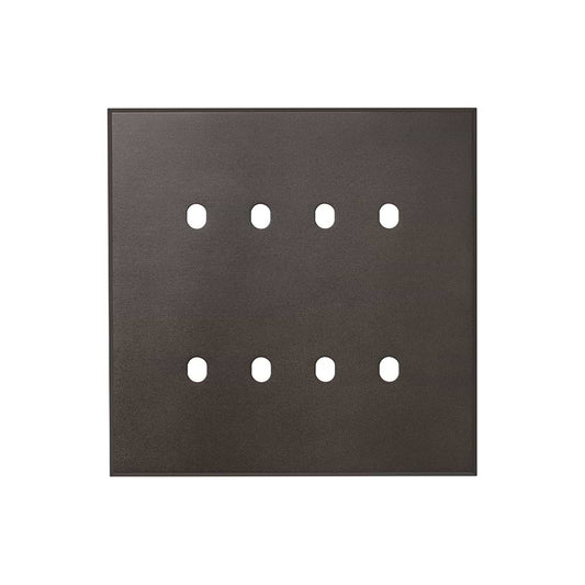 Heritage Bronze 8 Gang TM Module Grid Switch Plate - The Palaces Collection