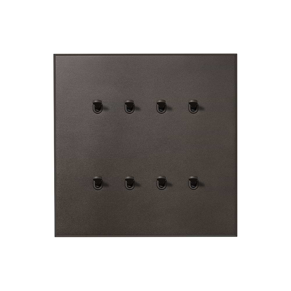 Heritage Bronze 8 Gang 20A 2 Way Retractive Toggle Switch with Bronze Toggle - The Palaces Collection