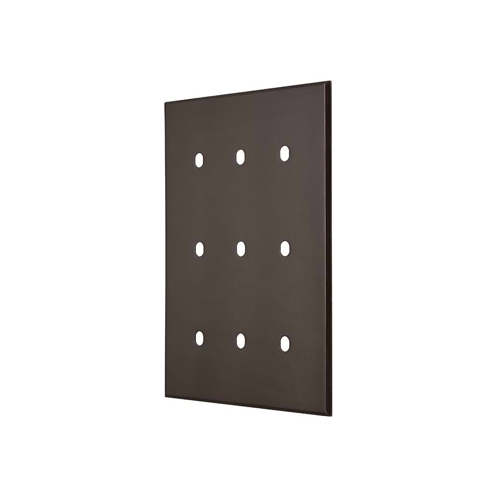 Heritage Bronze 9 Gang TM Module Grid Switch Plate - The Palaces Collection