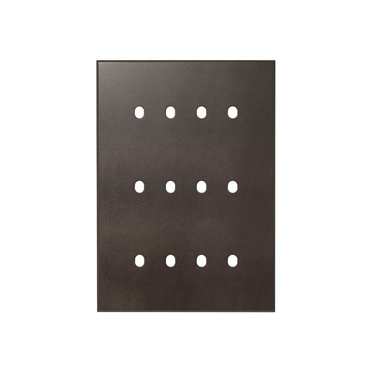 Heritage Bronze 12 Gang TM Module Grid Switch Plate - The Palaces Collection