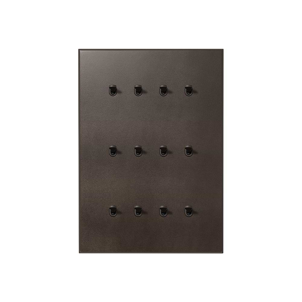Heritage Bronze 12 Gang 20A 2 Way Retractive Toggle Switch with Bronze Toggle - The Palaces Collection