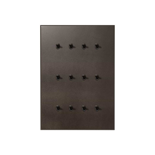 Heritage Bronze 12 Gang 20A 2 Way Retractive Toggle Switch with Bronze Toggle - The Palaces Collection