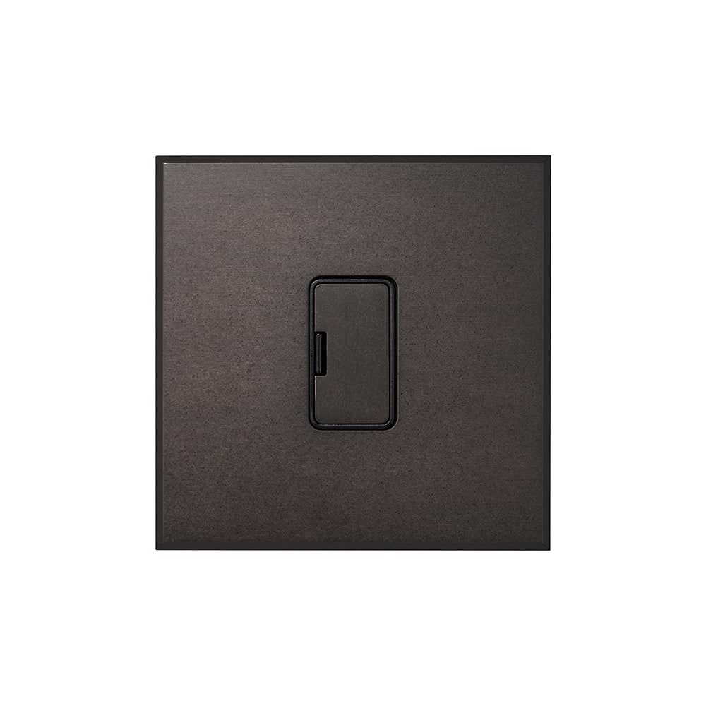 Heritage Bronze 13A Double Pole Unswitched Fused Spur with Black Insert  - The Palaces Collection