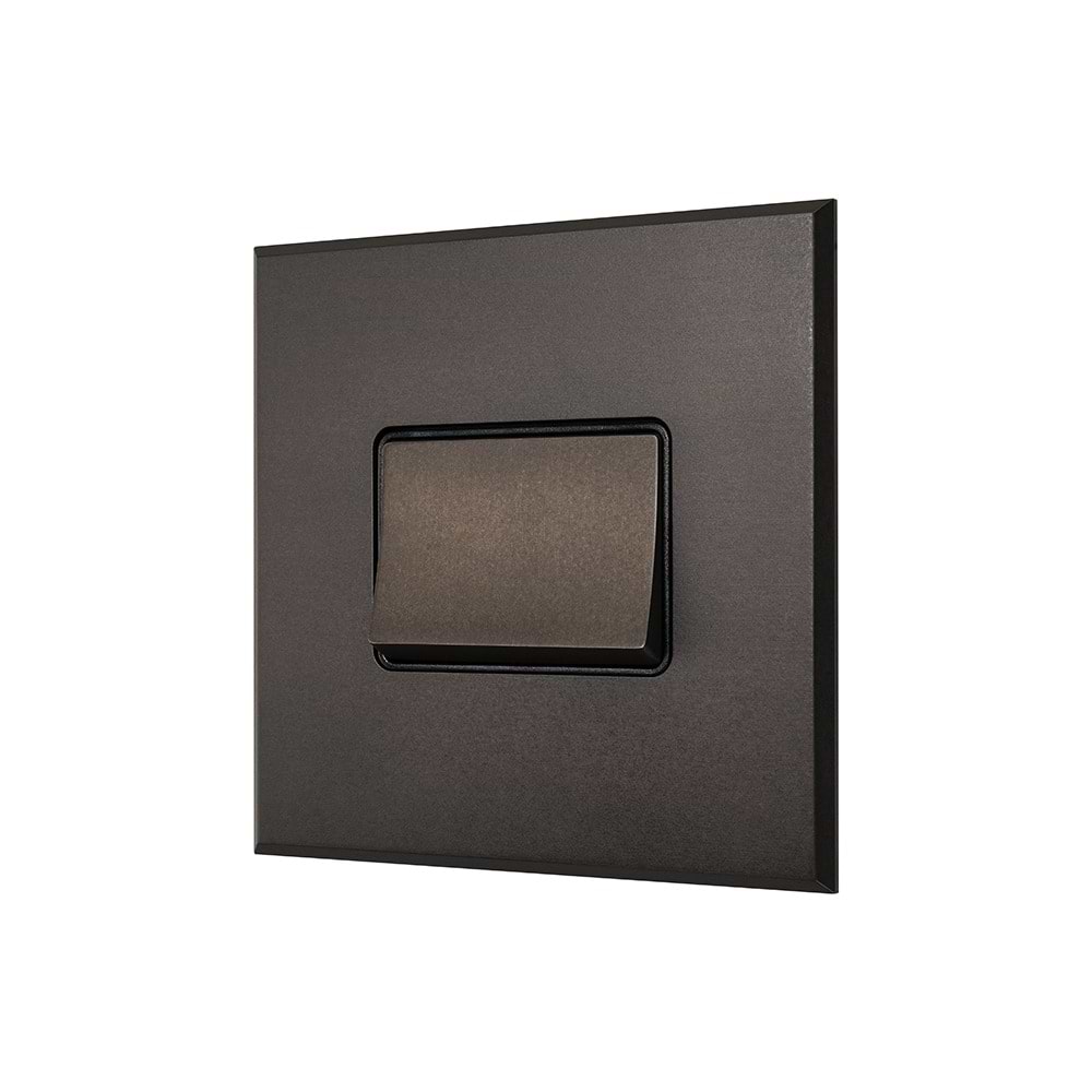 Heritage Bronze 1 Gang 10A 1 Way 3-Pole Extractor Fan Isolator Switch with Black Insert  - The Palaces Collection