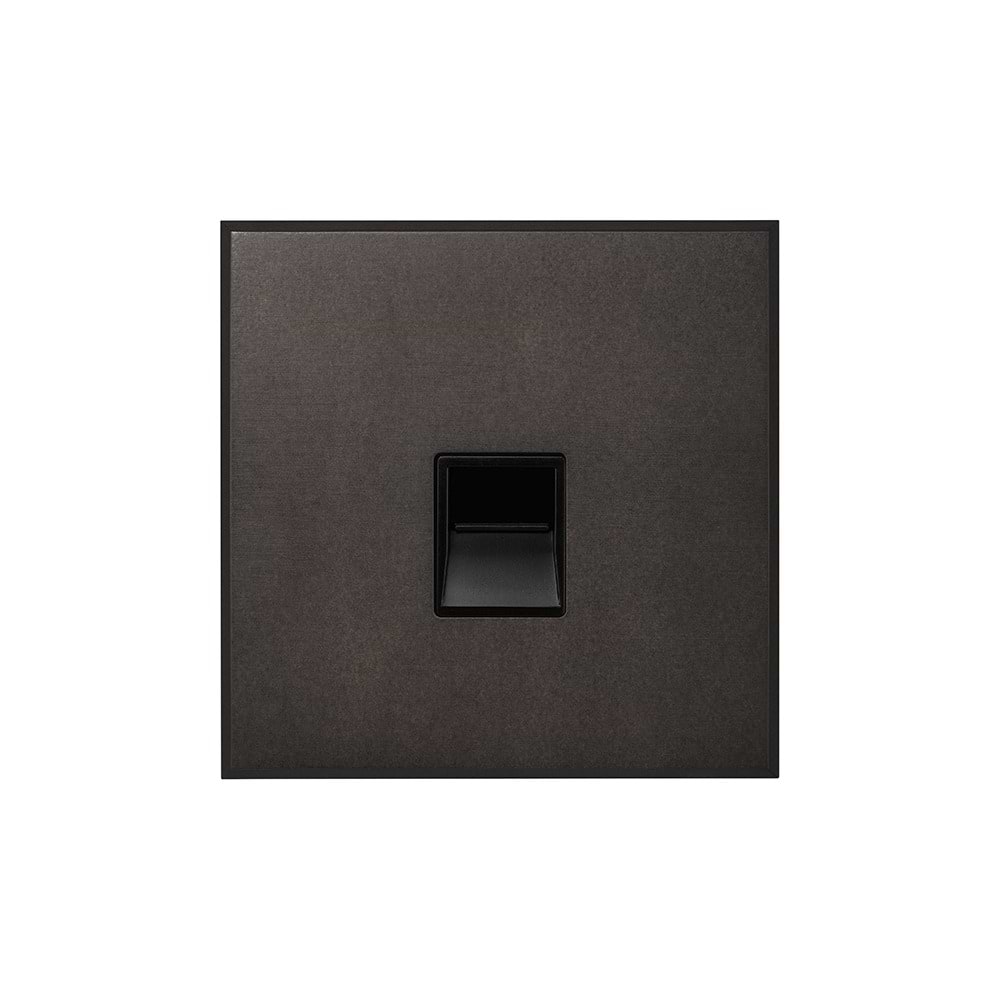 Heritage Bronze 1 Gang BT Master Telephone Socket with Black Insert  - The Palaces Collection