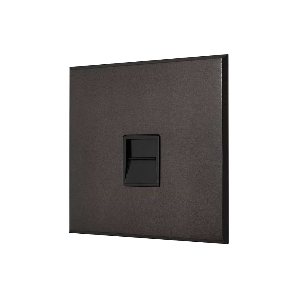 Heritage Bronze 1 Gang BT Master Telephone Socket with Black Insert  - The Palaces Collection
