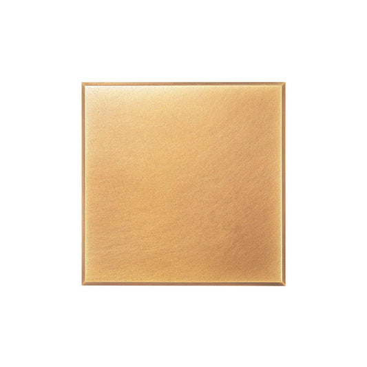 Natural Brass Single Blank Plate  - The Palaces Collection
