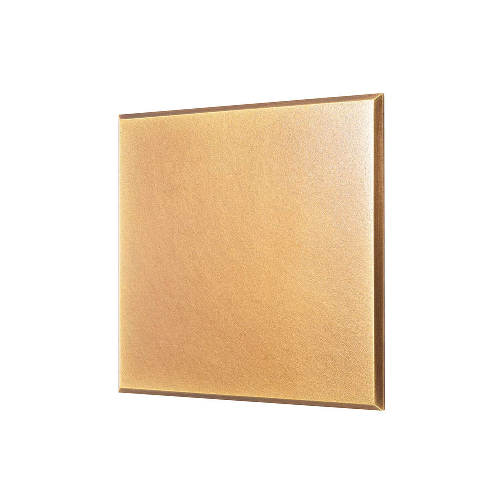 Natural Brass Single Blank Plate  - The Palaces Collection
