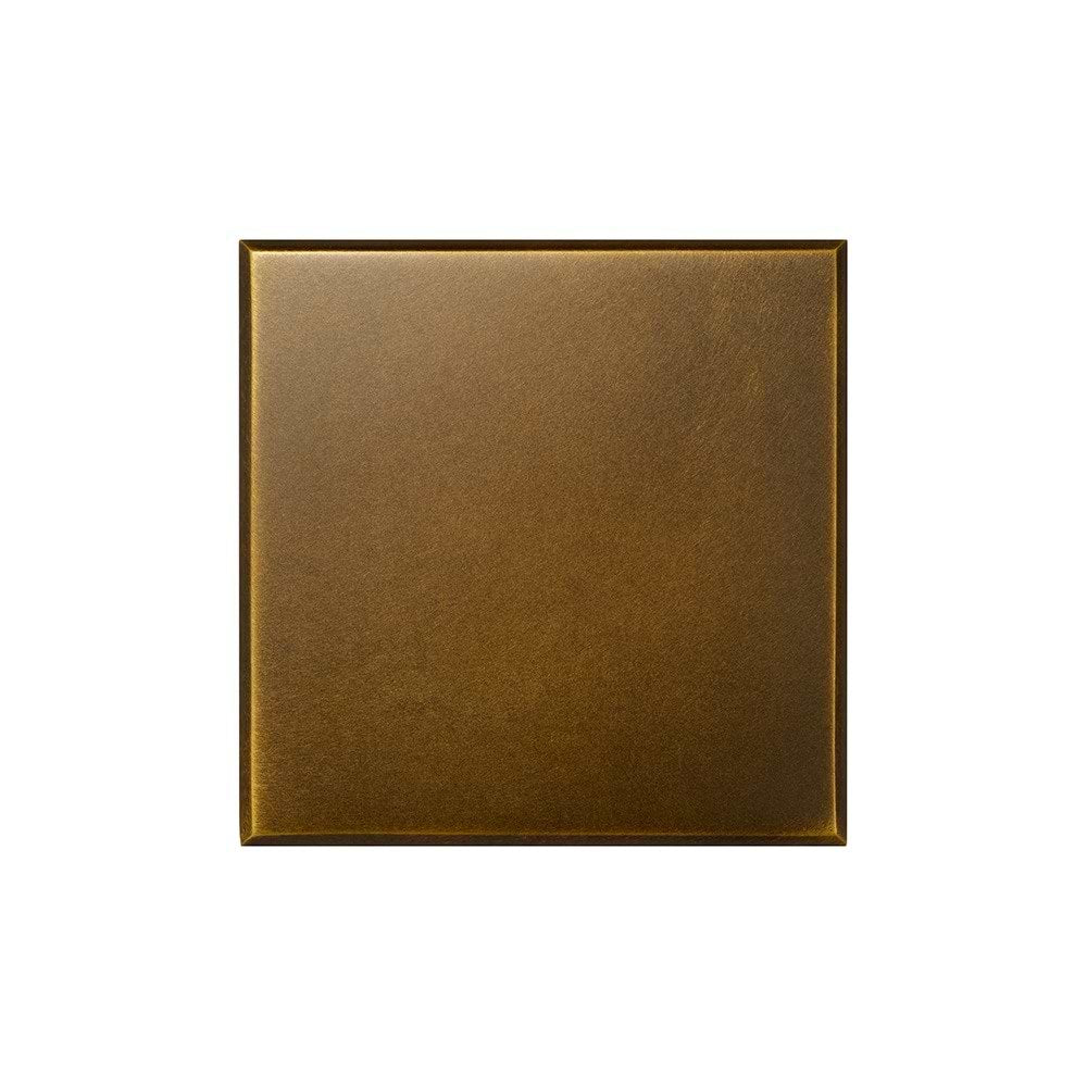 Aged Brass Single Blank Plate  - The Palaces Collection