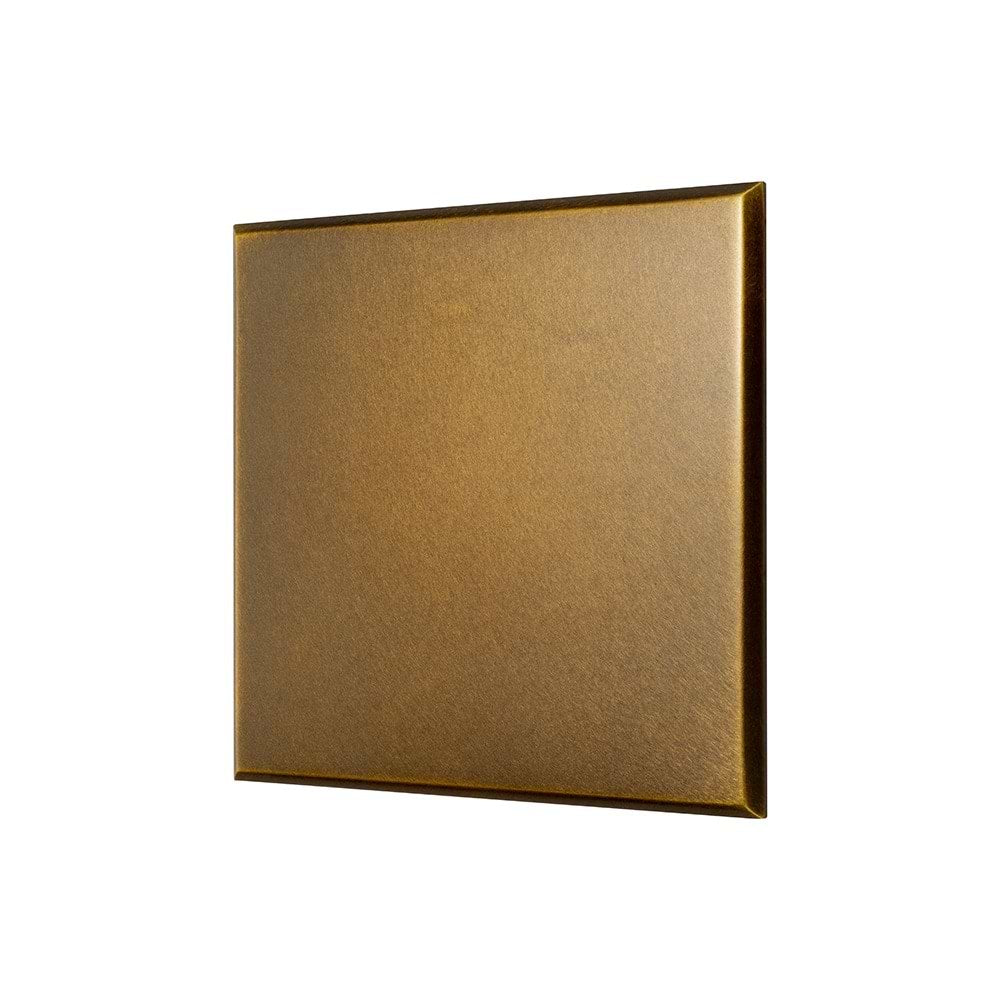 Aged Brass Single Blank Plate  - The Palaces Collection