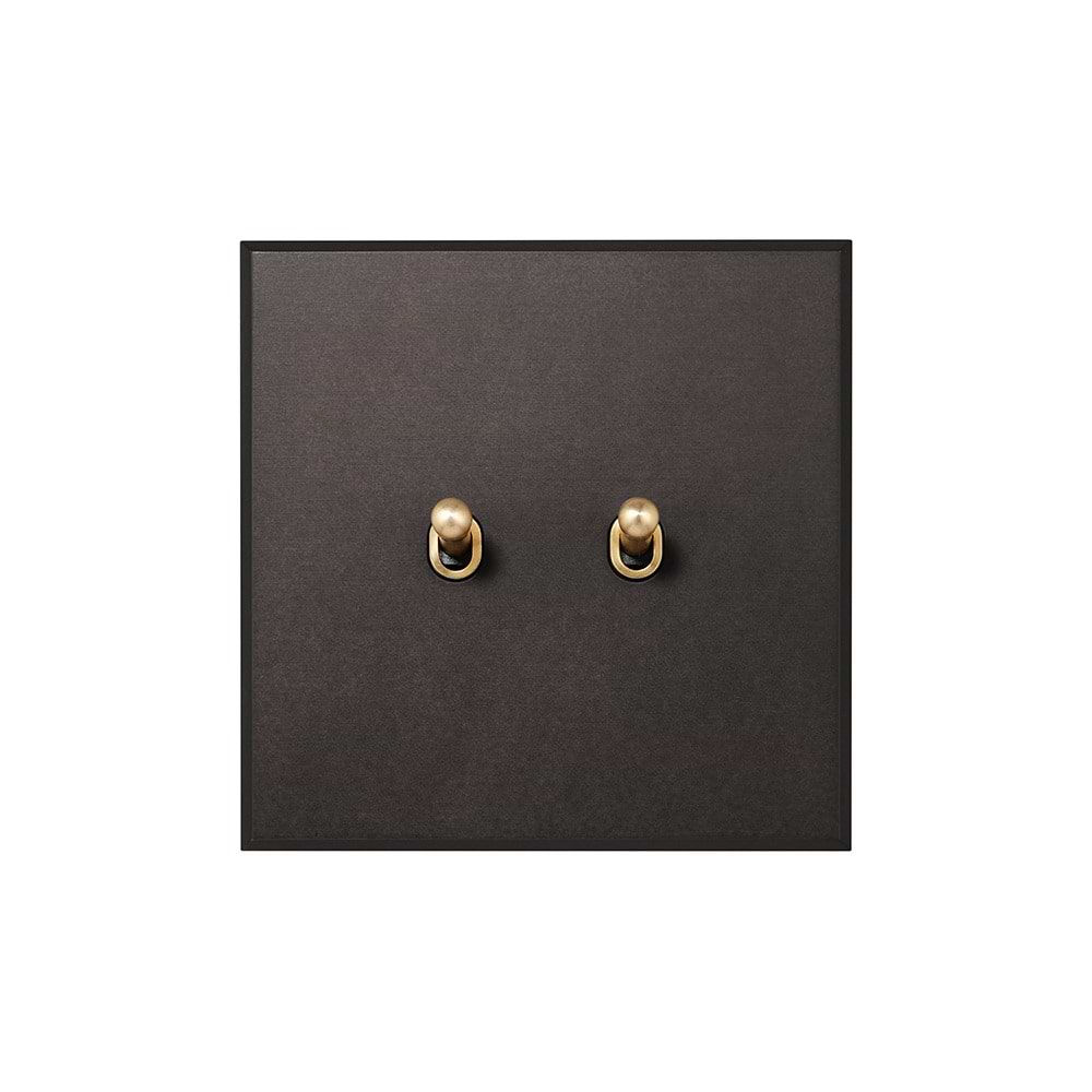 Heritage Bronze 2 Gang 20A 2 Way Retractive Toggle Switch - The Palaces Collection