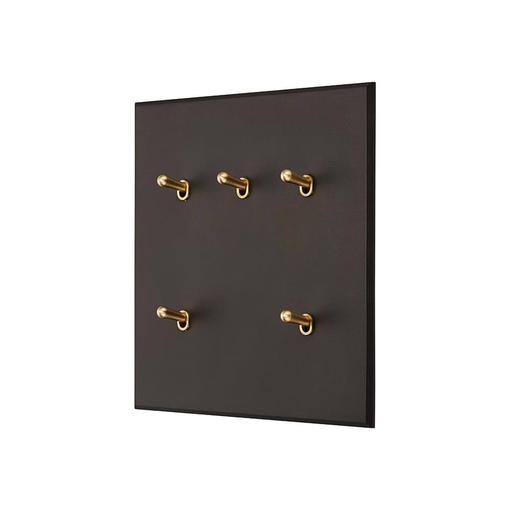 Heritage Bronze 5 Gang 20A 2 Way Toggle Switch - The Palaces Collection