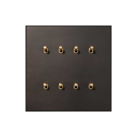 Heritage Bronze 8 Gang 20A 2 Way Toggle Switch - The Palaces Collection