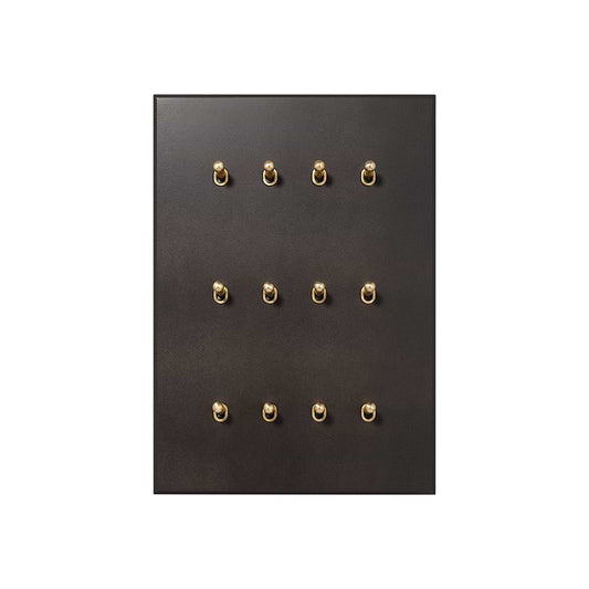 Heritage Bronze 12 Gang 20A 2 Way Retractive Toggle Switch - The Palaces Collection