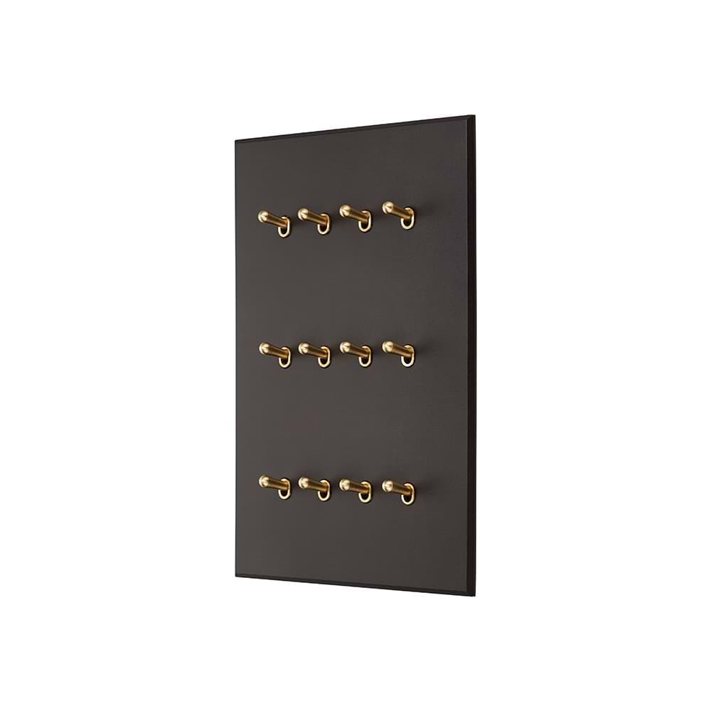 Heritage Bronze 12 Gang 20A 2 Way Retractive Toggle Switch - The Palaces Collection