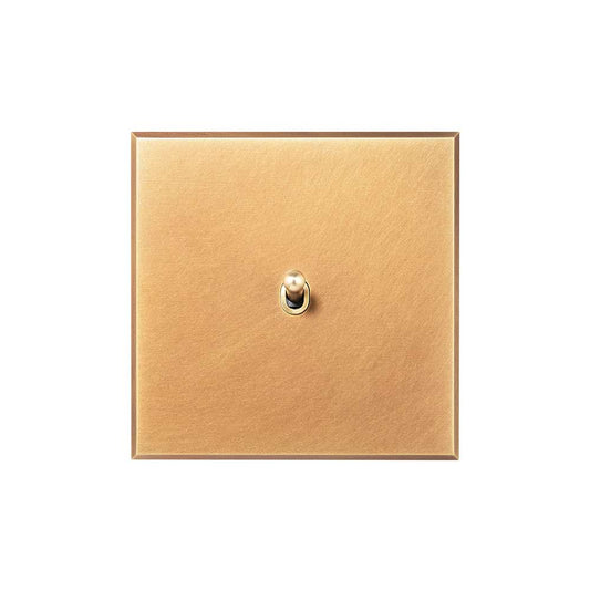 Natural Brass 1 Gang 20A Intermediate Toggle Switch - The Palaces Collection