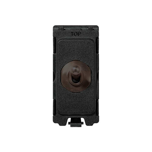 Heritage Bronze 20A Intermediate TM-Grid Toggle Switch Module - The Palaces Collection