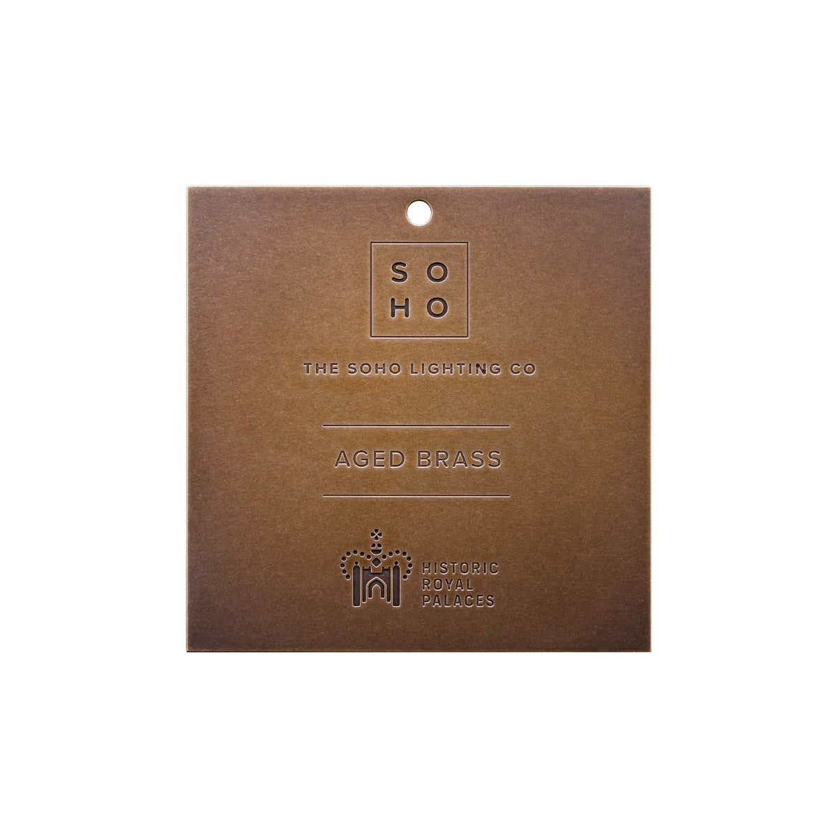 The Palaces Collection Aged Brass Metal Finish Sample