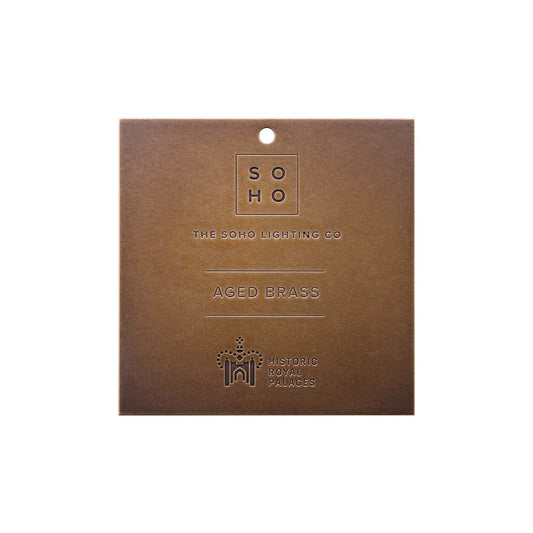The Palaces Collection Aged Brass Metal Finish Sample