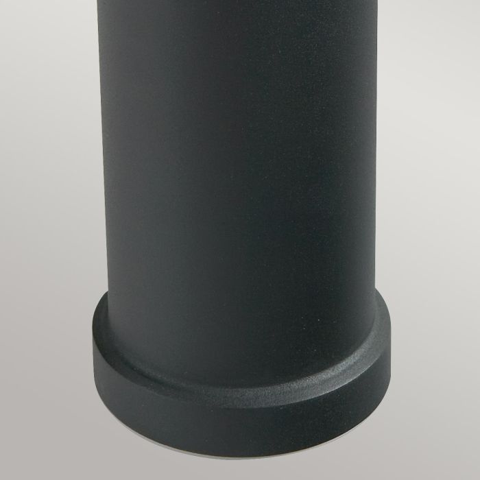 Stockholm 1 Light Medium Bollard - Black