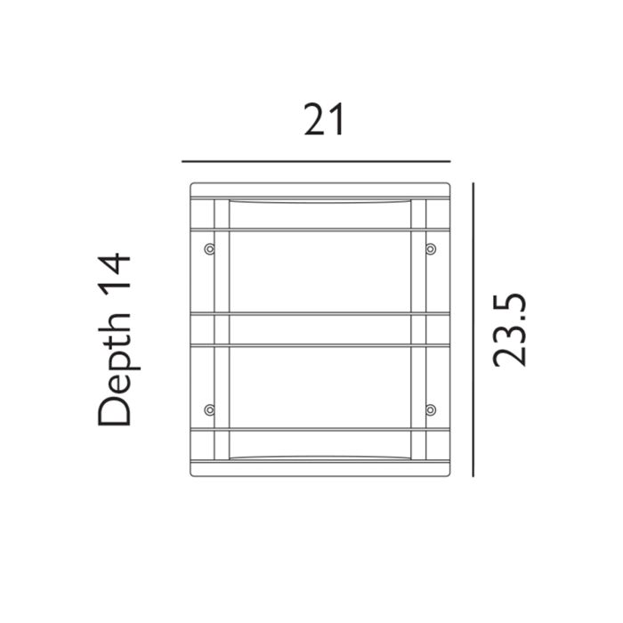 Stockholm 1 Light Flush Light - Black With Opal Glass
